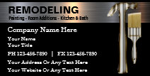 Cool Remodeling Glossy Business Cards Design