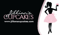 Stylish Cupcake Silhouette Business Card