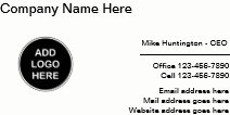Corporate Professional Logo Design Business Card