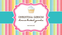 Whimsical Cupcake Business Cards
