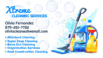 Cleaning Service Business Card