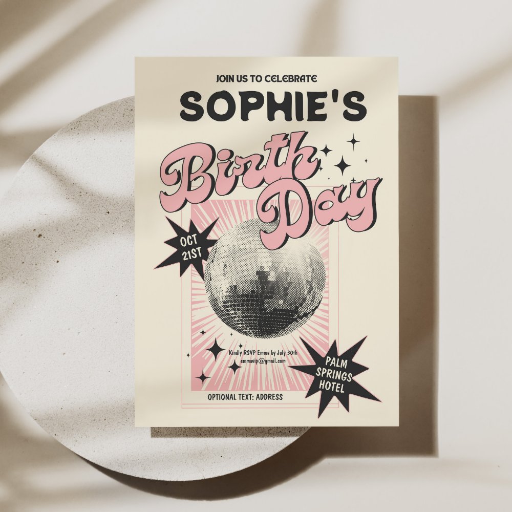 A birthday invitation