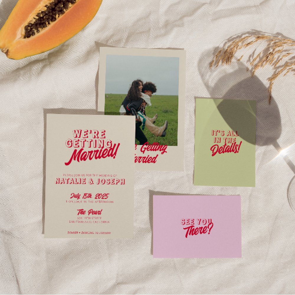 Assorted invitations
