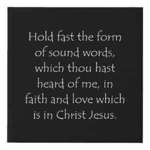 2 Timothy 1:13 typographic Bible verse print