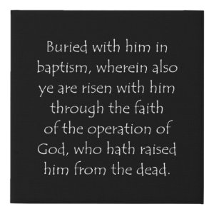 Colossians 2:12 typographic Bible verse print