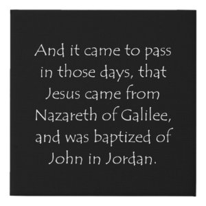 Mark 1:9 typographic Bible verse print