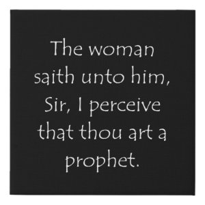 John 4:19 typographic Bible verse print