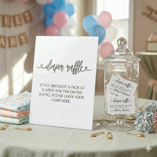 Baby Shower Advice and Wishes Card Minimalist