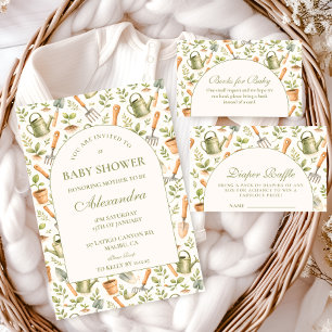 Little Sprout Spring Garden Baby Shower Invitation