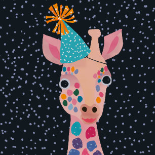 Party Animal Giraffe Print - Paper Plates
