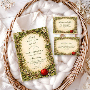 Enchanted Woodland Storybook Baby Shower Invitation