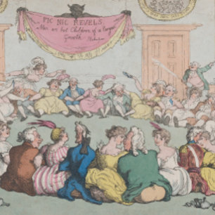 Party - Flat Invitation size 12.7 cm x 17.8 cm