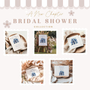 A New Chapter Bridal Shower Thank You Card