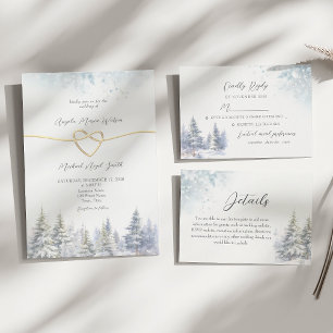 Rustic Woodland Winter Wedding Napkins