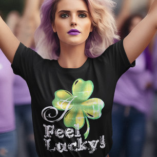 St. Patrick's Day I Feel Lucky Shamrock Trucker Hat