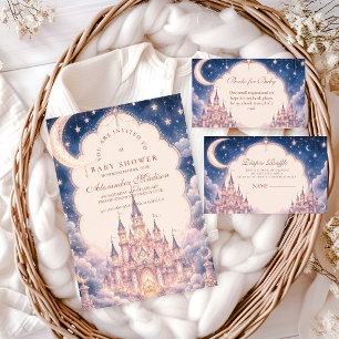 Celestial Princess Castle Baby Shower Napkins