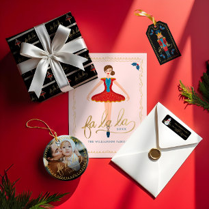 Fa La Oh What Fun Christmas Nutcracker Family Doormat