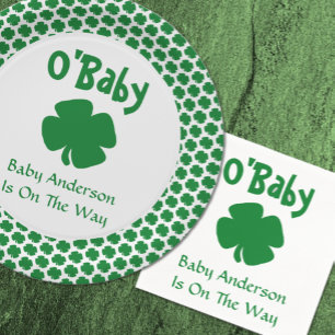O'Baby St Patrick's Day Baby Shower Napkins