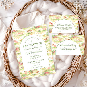 Whimsical Barnyard Garden Baby Shower Foam Board