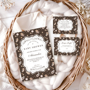 Whimsical Safari Animals Neutral Diapper Raffle Enclosure Card