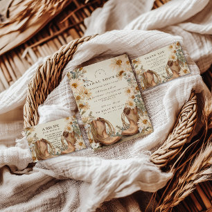 Wildflower Boots Country Bridal Shower Foam Board