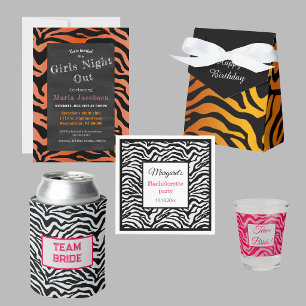 Trendy tiger print  button