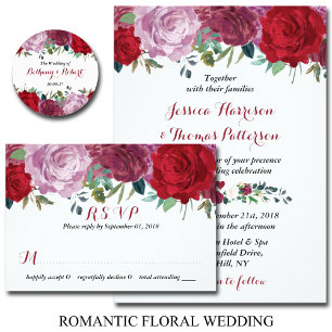 The Romantic Floral Wedding Collection Invitation