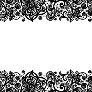 Lace custom Wedding Invitation double sided