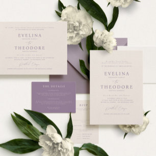 Parker Landscape Wedding Details Card