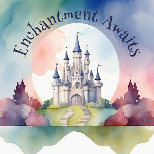 Fairy Tale Castle Party Wrapping Paper