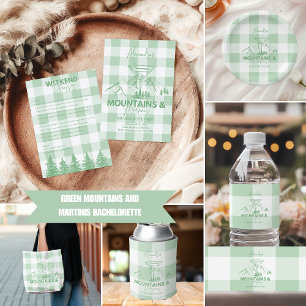 Green Mountains and Martinis Bachelorette Can Cooler