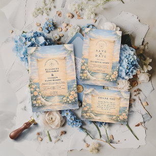 Elegant Cruise Ship Wedding Invitation