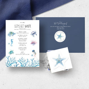 Wedding Envelopes Nautical Navy Blue