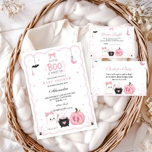 Pink Little Boo Baby Shower Napkins