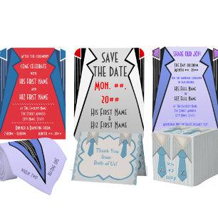 Bauhaus Tuxedo - LBV (Personalized 5x7) Envelope