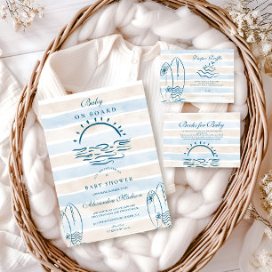 Baby on Board Baby Shower Invitation