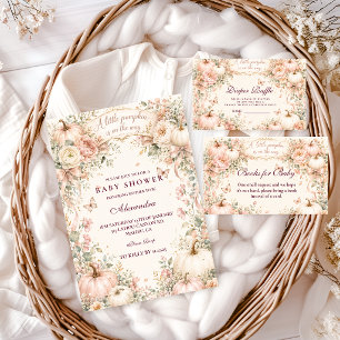 Blush Pumpkin Baby Shower Napkins