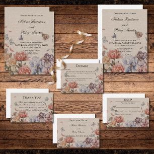 Butterfly Garden Wedding Invitation