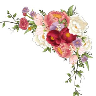 Elegant Burgundy and Crimson Blush Floral Wedding  Retractable Banner