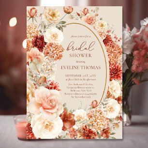 Trendy copper blush and burgundy flowers sage paper dinner napkins