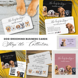 Dog Grooming Business Card 