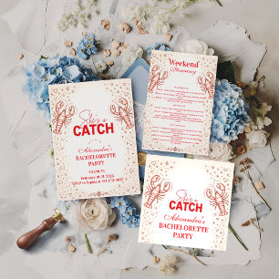 She’s a Catch Lobster Bachelorette Party Foam Board