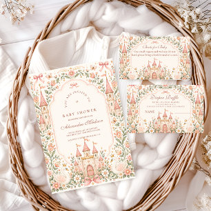 Princess Castle Fairytale Baby Shower Napkins