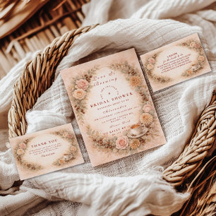 Coffee Theme Bridal Shower Napkins