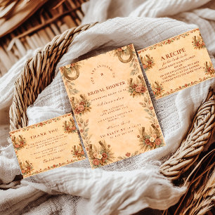 Rustic Western Floral Bridal Shower Napkins