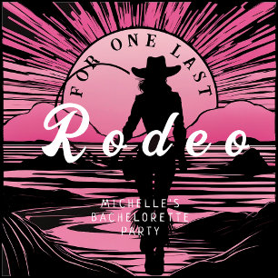 One Last Rodeo Bachelorette Wrapping Paper