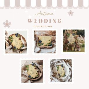 Vintage Vineyard Wedding Grapevine Theme Foam Board