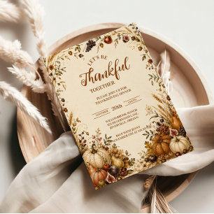 Rustic Harvest Thanksgiving Gathering Menu