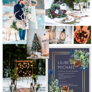 BUDGET  Blue Thistle Eucalyptus Wedding Wonderland