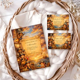 Storybook Pirate Adventure Baby Shower Foam Board